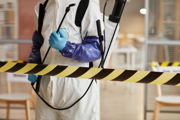 Professional Trauma Scene Cleanup technician working in Ashford, WA